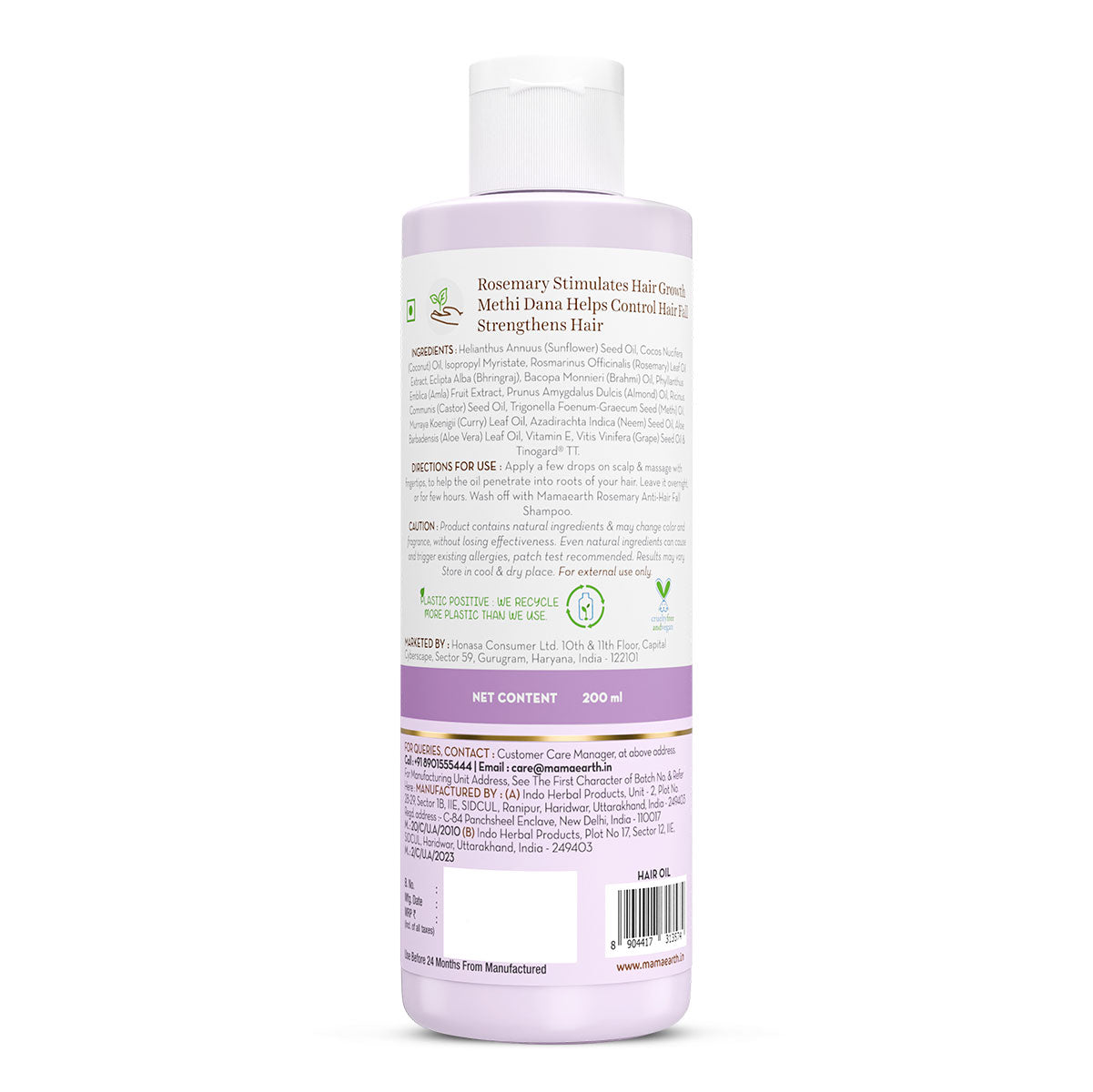 Mamaearth Rosemary Hair Growth Oil
