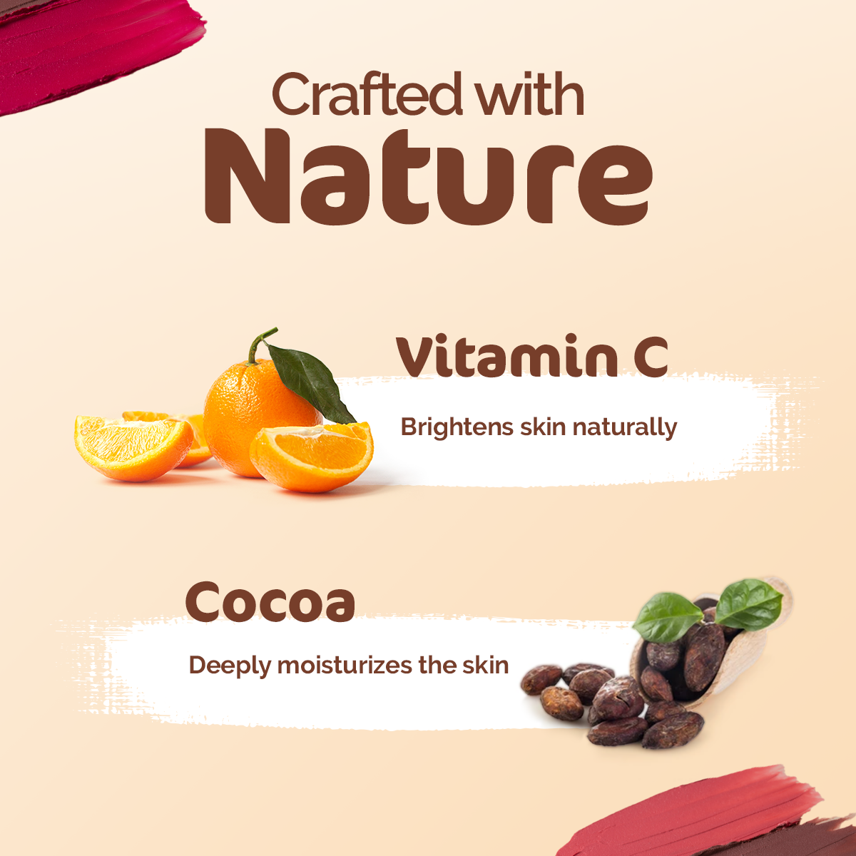 Nourishing Natural Lip Cheek & Eye Tint - 02 Coco Nude