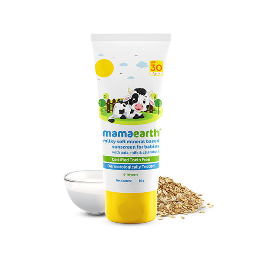 Milky Soft Mineral Based Sunscreen For Babies Spf 30 Pa