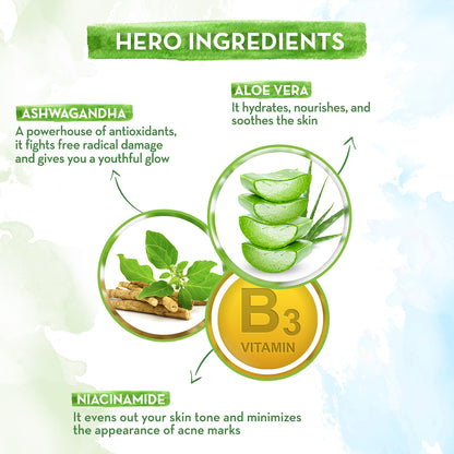 Aloe Ashwagandha Sunscreen Face Serum