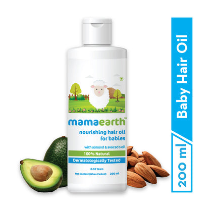 Baby hair oil