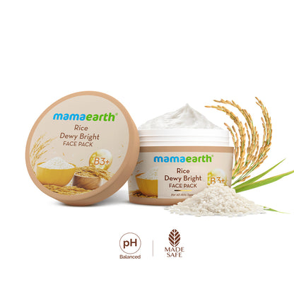 Rice Dewy Bright Face Pack