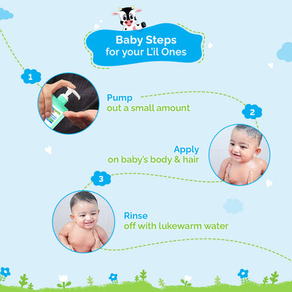 Mamaearth Baby MilkySoft Head To Toe Wash