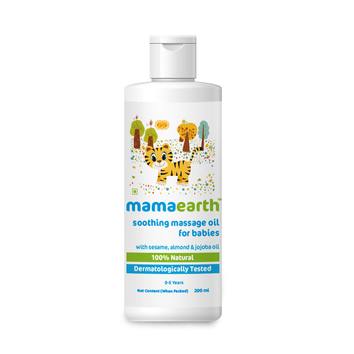 Mamaearth Soothing Massage Oil for Babies with Sesame Almond & Jojoba Oil 200 ml