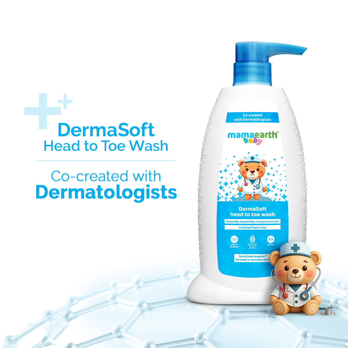 Baby Dermasoft Head To Toe Wash