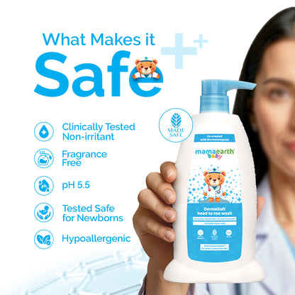 Baby Dermasoft Head To Toe Wash