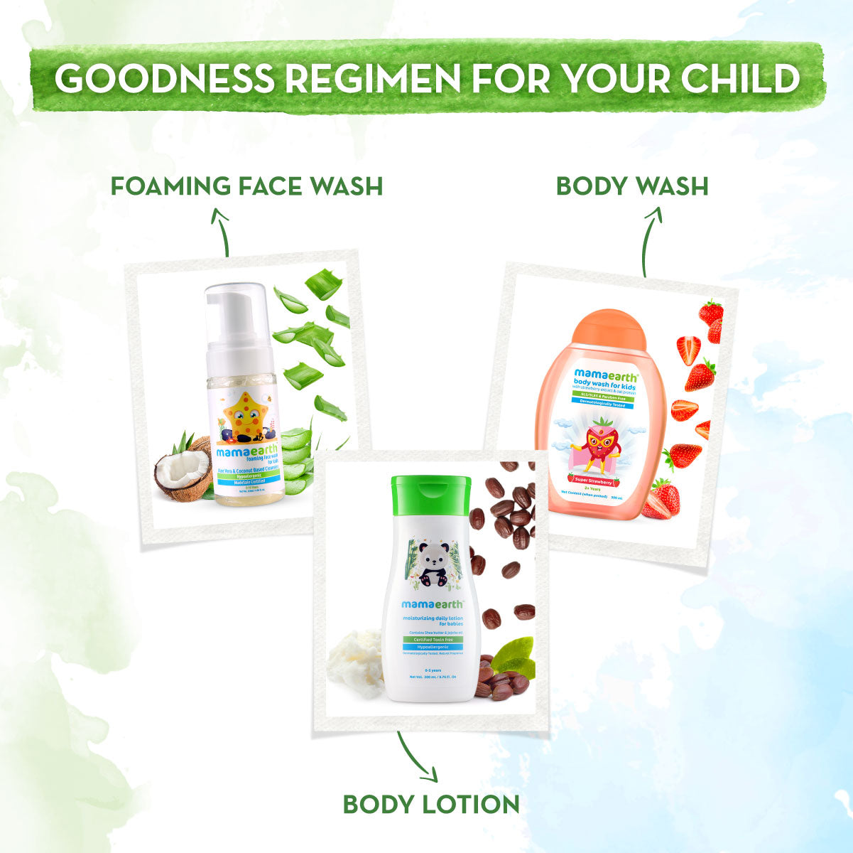 Goodness Regimen for Your Child with Super Strawberry Body Wash