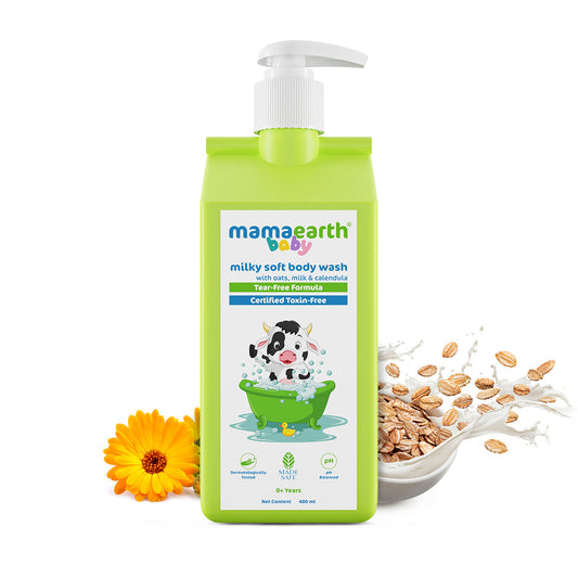 Mamaearth Milky Soft Body Wash For Babies 400 ml