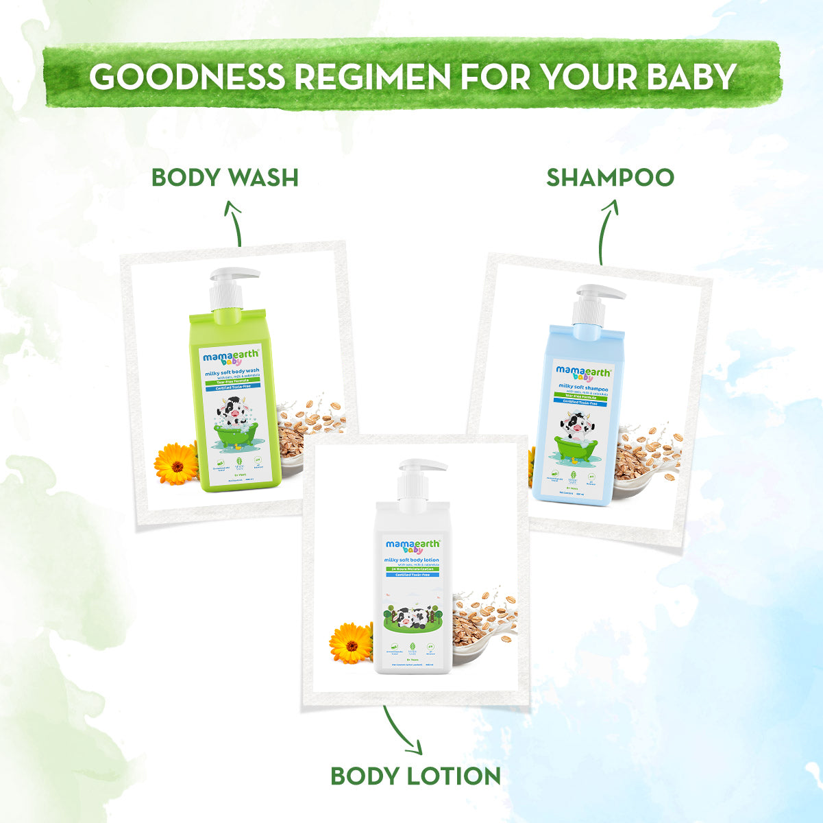 Mamaearth Milky Soft Body Wash For Babies 400 ml