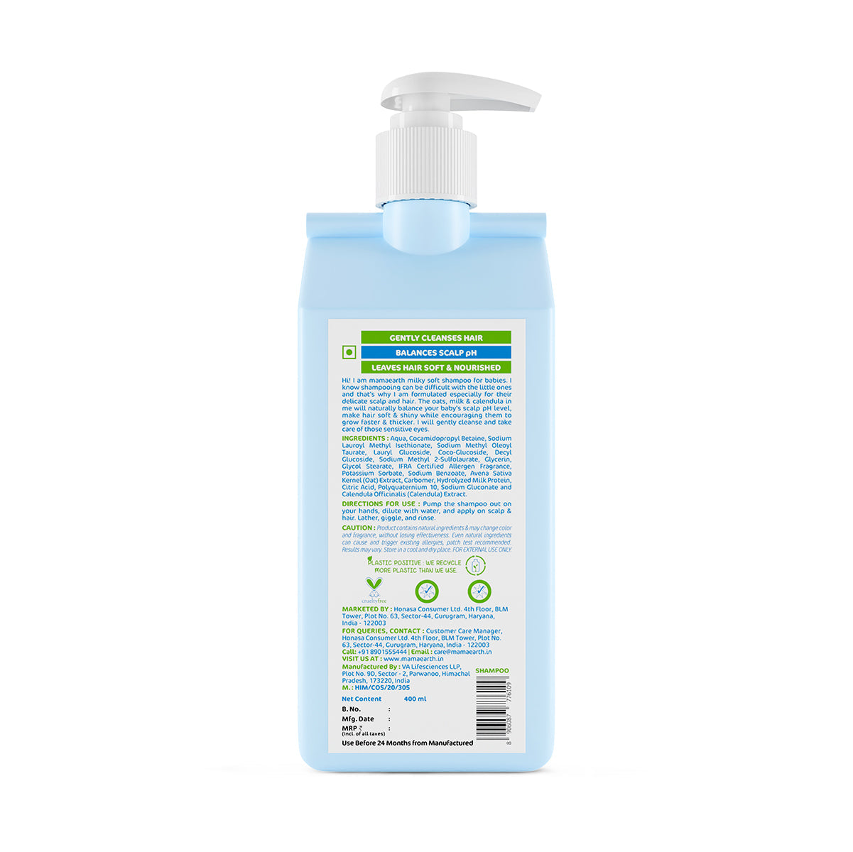Mamaearth Milky Soft Shampoo For Babies 400 ml