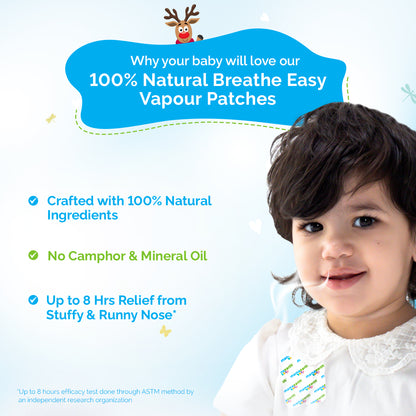 Baby 100% Natural Breathe Easy Vapour Patches