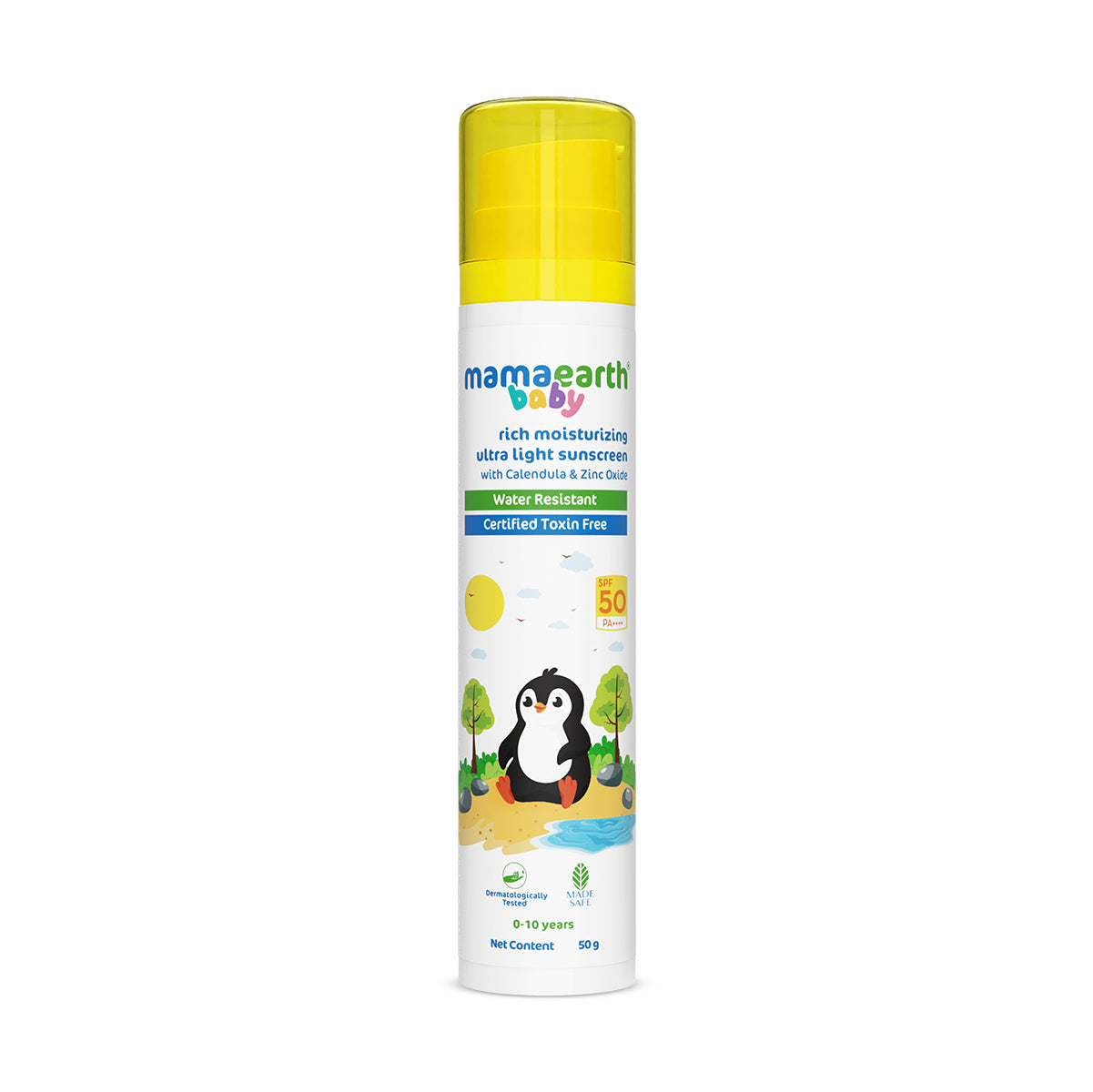 Mamaearth Baby Rich Moisturizing Ultra Light Sunscreen 50 gm