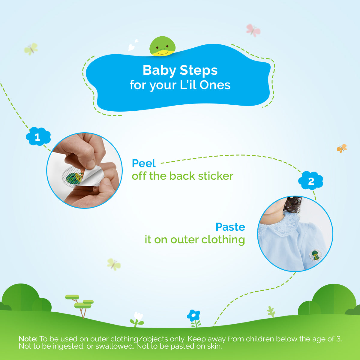 Baby 100% Natural Mosquito Repellent Patches
