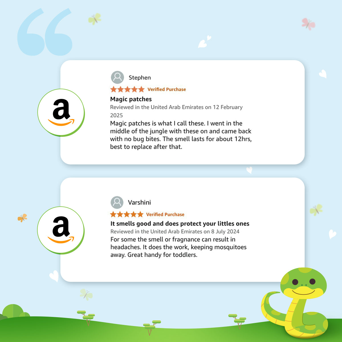 Baby 100% Natural Mosquito Repellent Patches