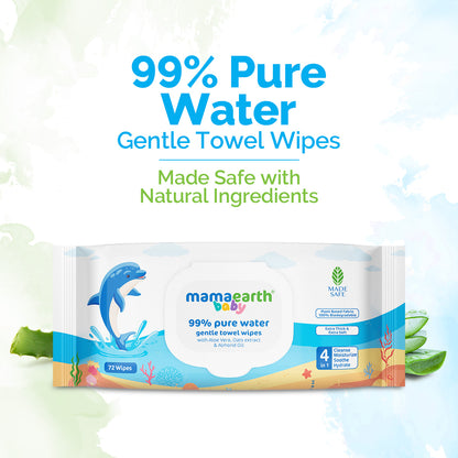 Baby 99% Pure Water Gentle Towel Wipes