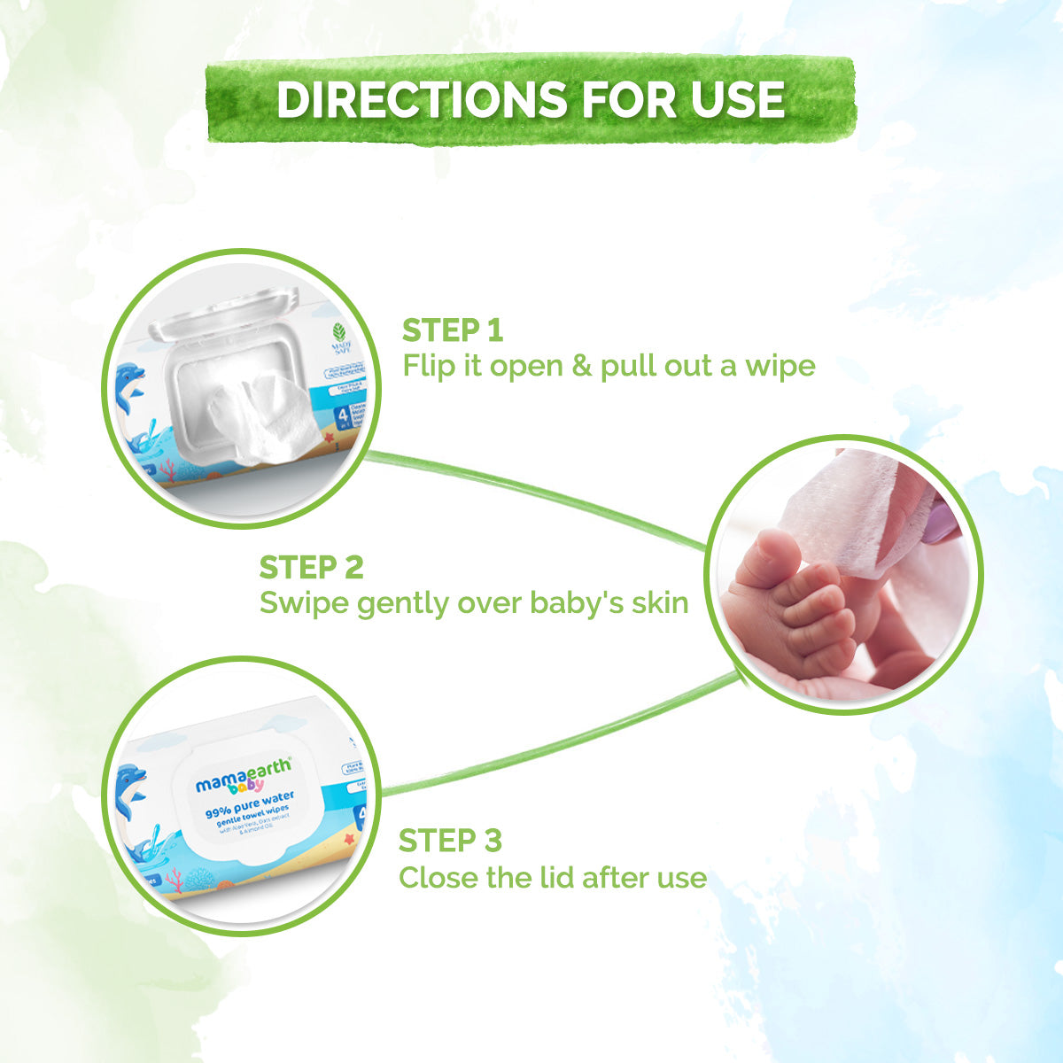 Baby 99% Pure Water Gentle Towel Wipes