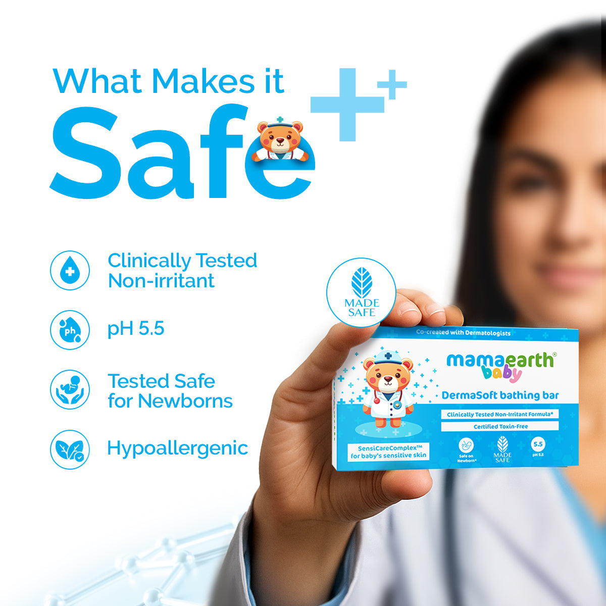 Baby Dermasoft Bathing Bar