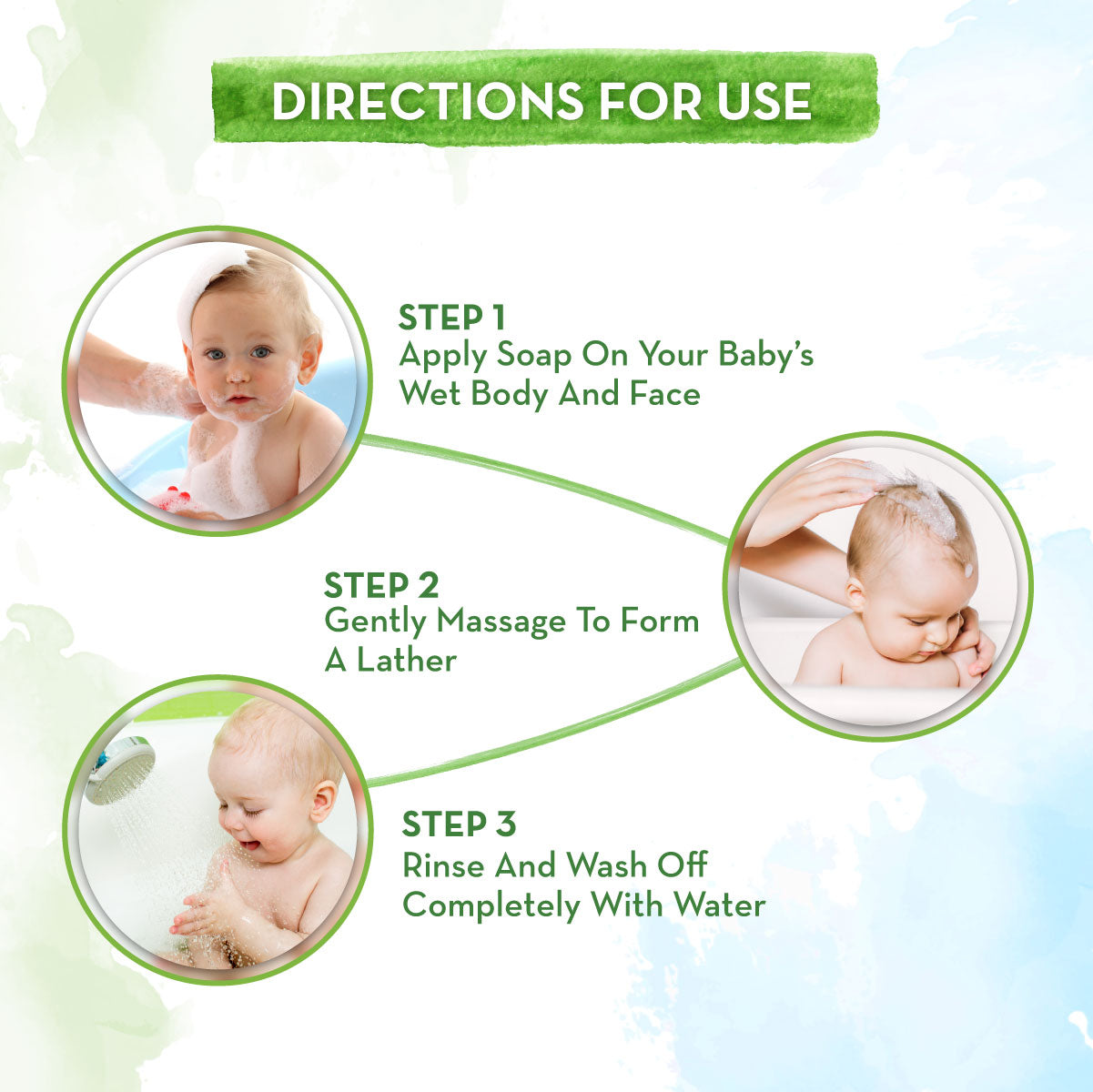 Milky Soft Bathing Bar for Babies with Oats, how to use