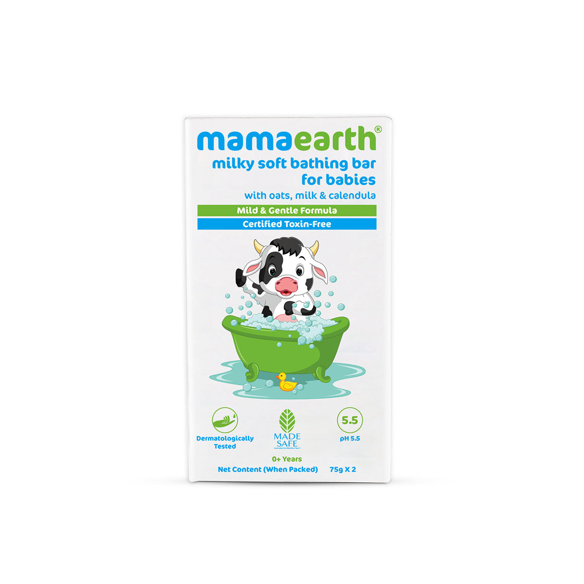 Mamaearth Milky Soft Bathing Bar For Babies 75 gm / Pack of 2