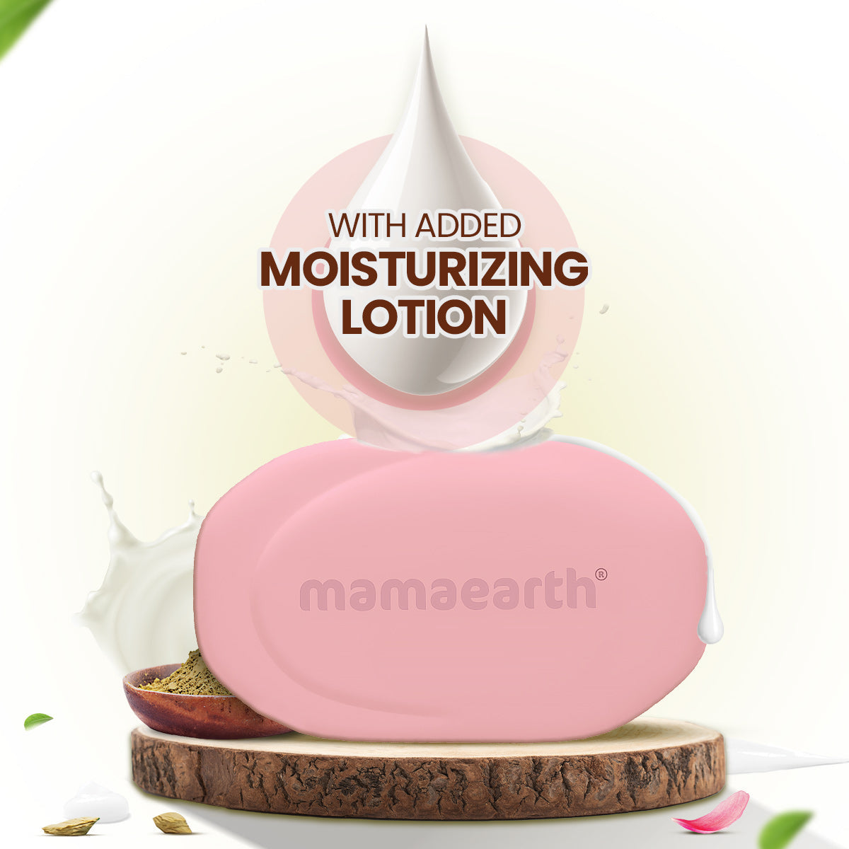 Mamaearth Multani Mitti Moisturizing Lotion Soap Pack of 4 x 4 125 gm