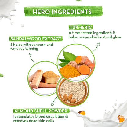 Mamaearth Ubtan Moisturizing Lotion Soap Pack of 4 x 4 125 gm