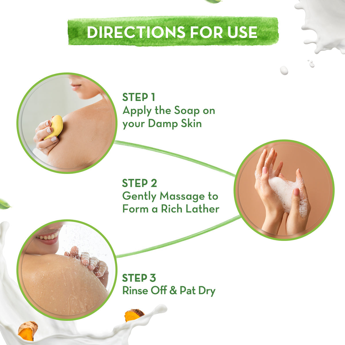 Mamaearth Ubtan Moisturizing Lotion Soap Pack of 4 x 4 125 gm