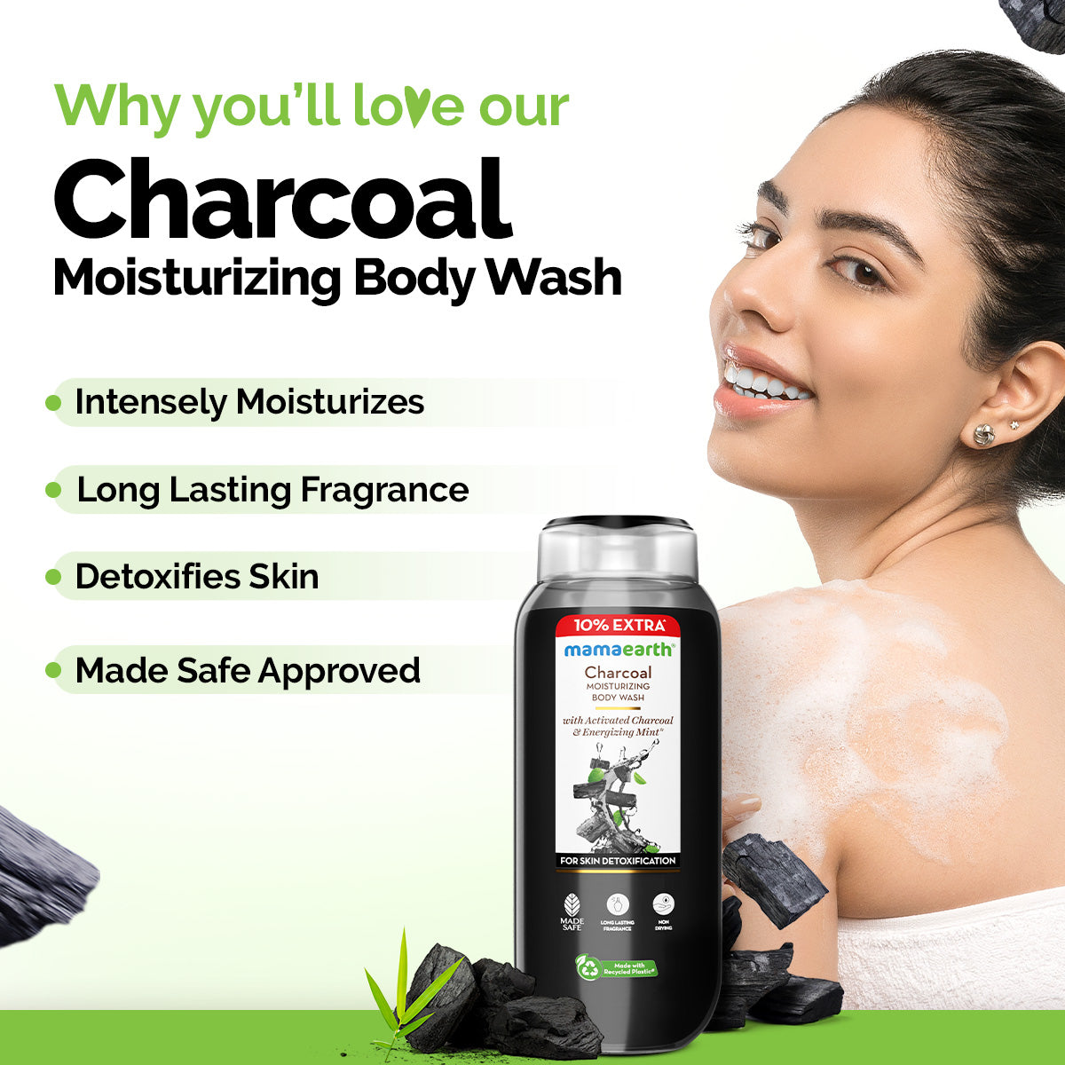 Charcoal Moisturizing Body Wash