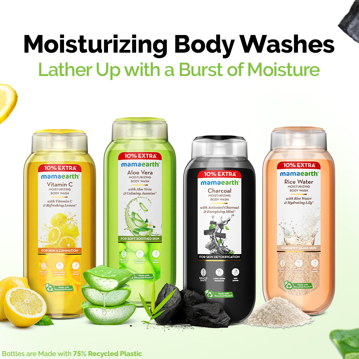 Charcoal Moisturizing Body Wash