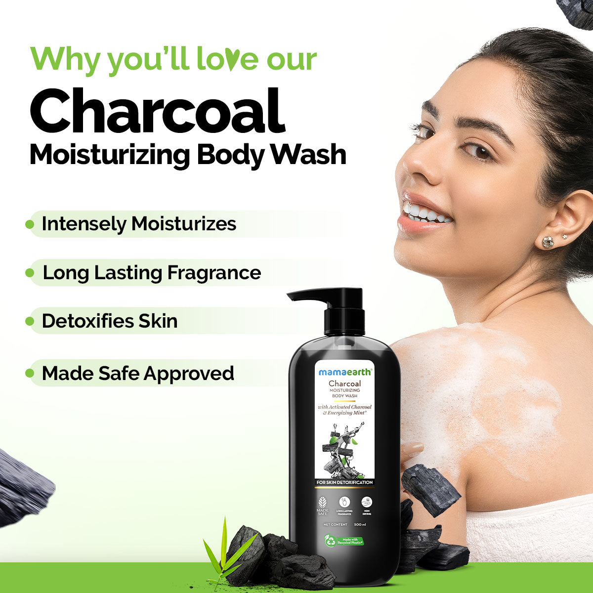 Charcoal Moisturizing Body Wash