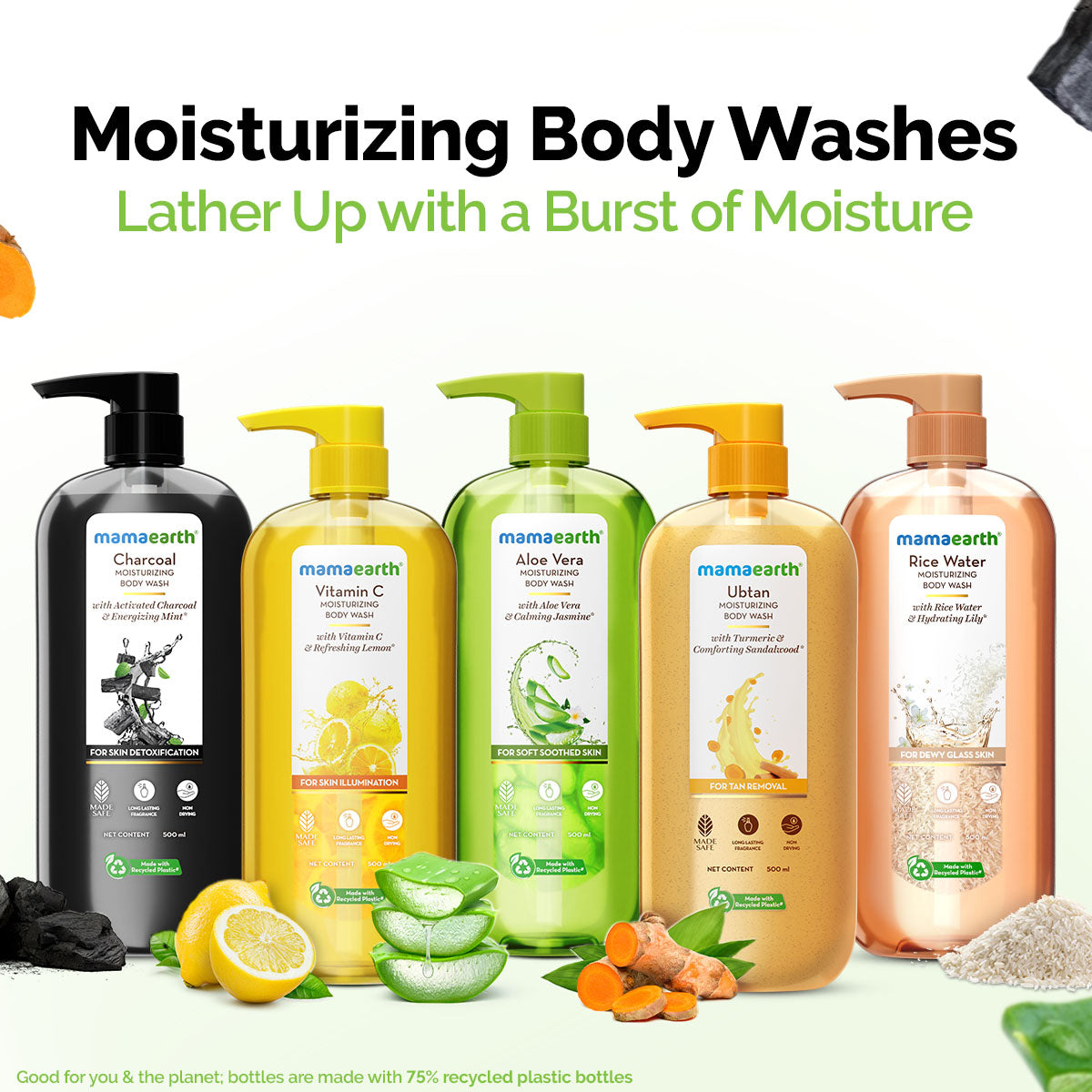 Charcoal Moisturizing Body Wash