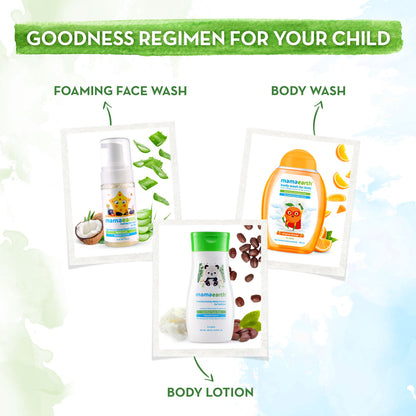 Good Skin Care Regimen with Original Orange Body Wash