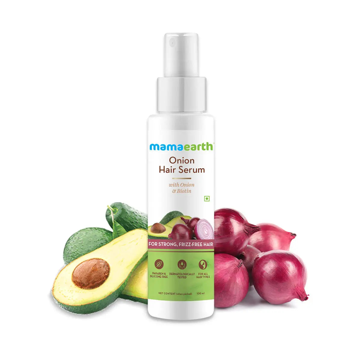 Onion Hair Serum with Onion and Biotin for Strong, Frizz-Free Hair - 100 ml
