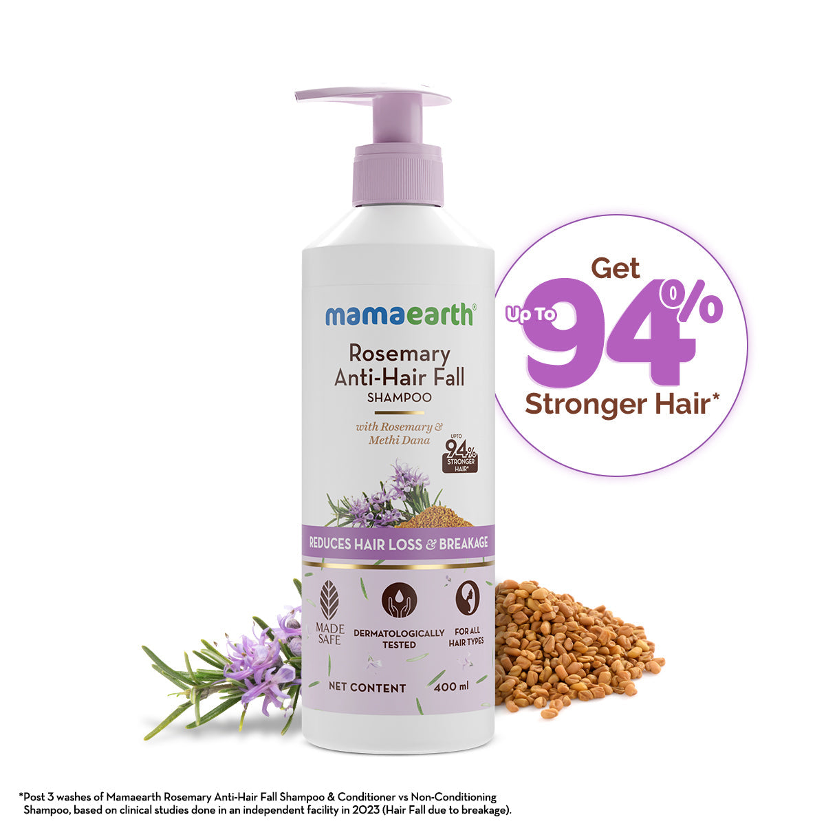 Mamaearth Rosemary Anti-Hair Fall Shampoo