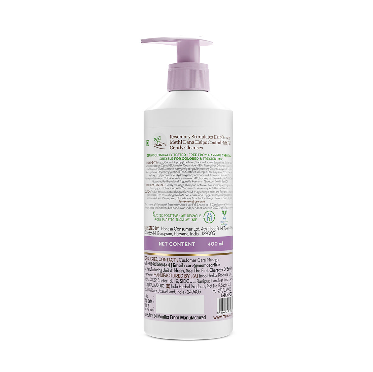 Mamaearth Rosemary Anti-Hair Fall Shampoo