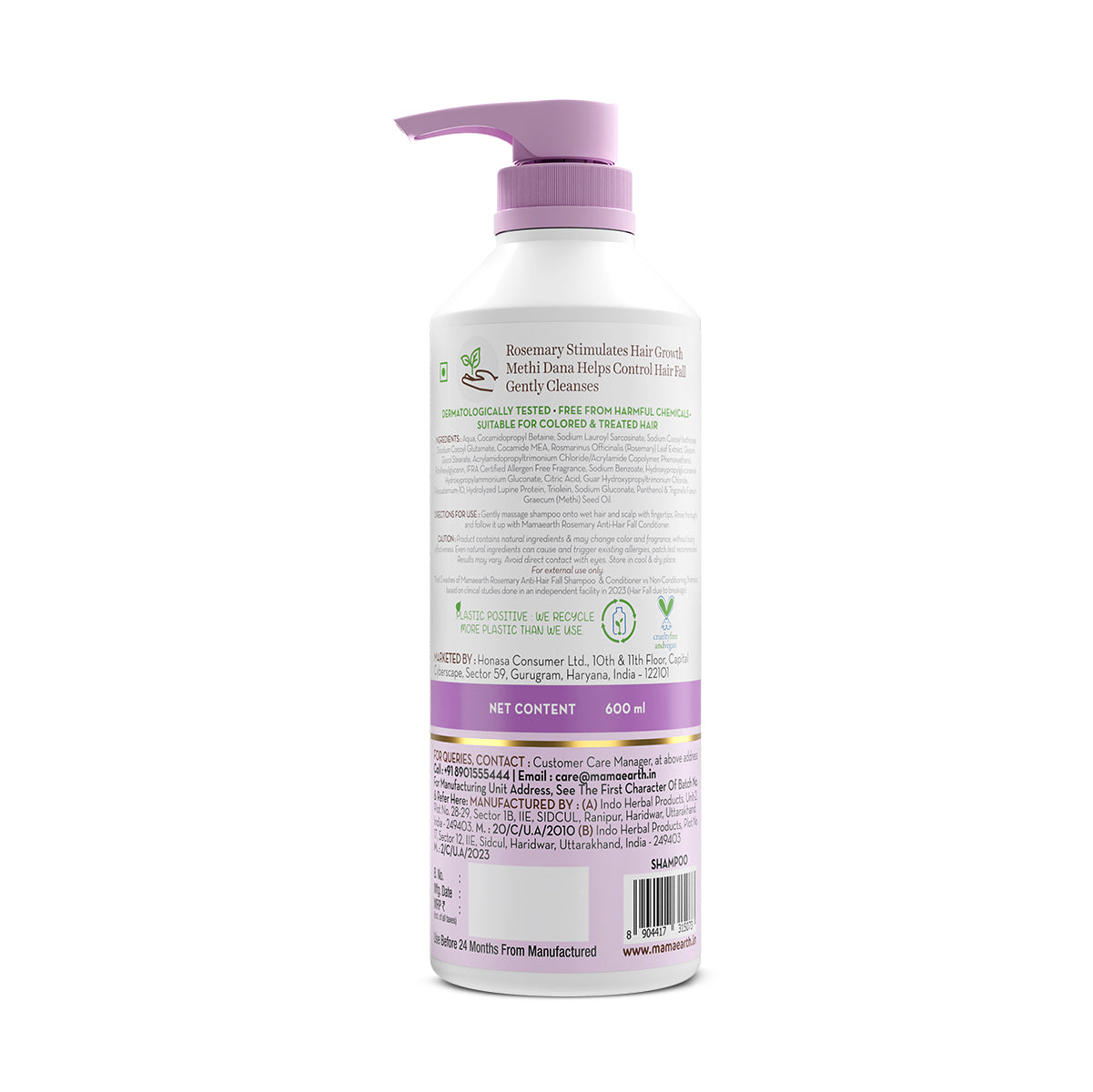 Mamaearth Rosemary Anti-Hair Fall Shampoo