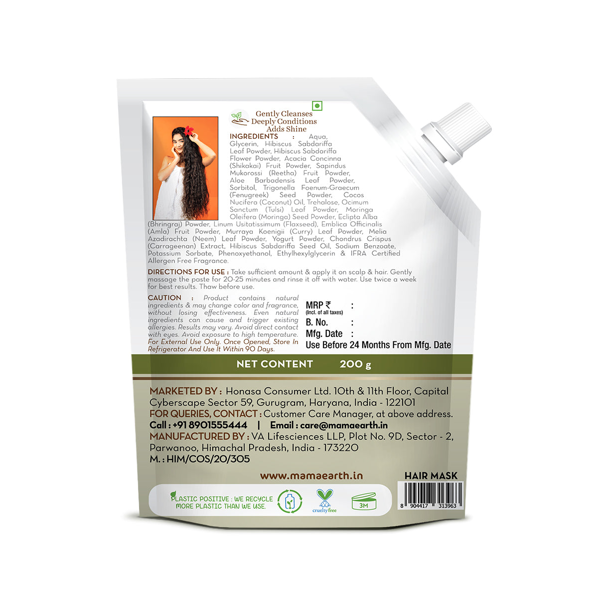 Mamaearth Kerala Thaali Cleansing Hair Mask 200 gm