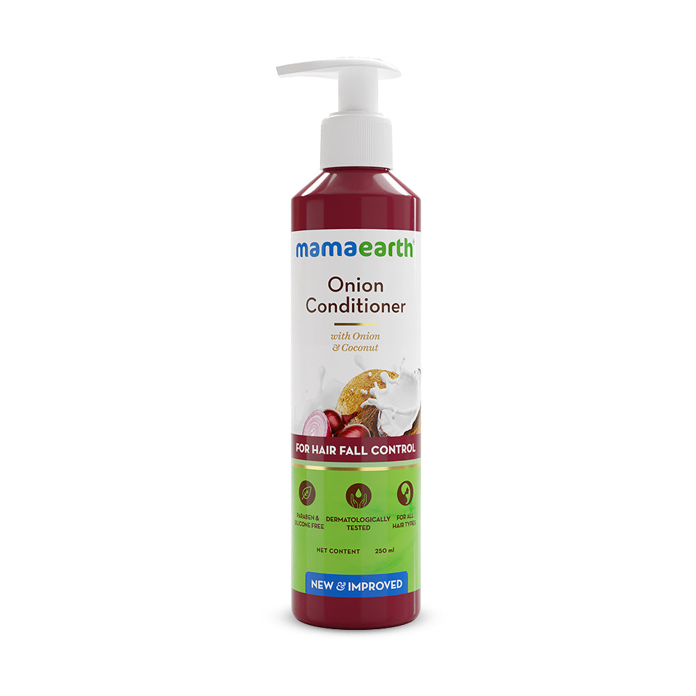Mamaearth Onion Conditioner for Hair Growth and Hair Fall Control with Onion and Coconut