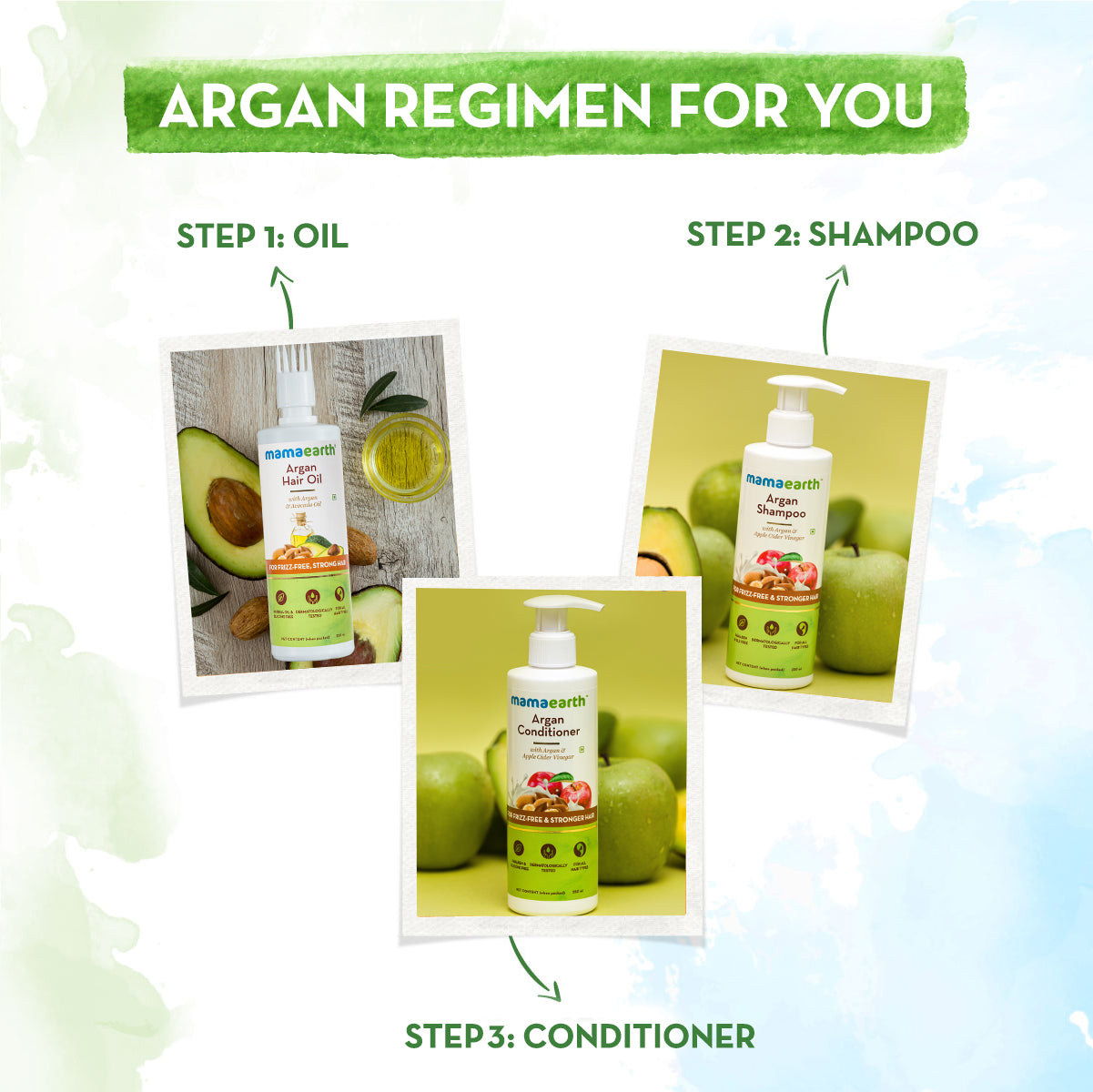 Mamaearth argan regimen for you
