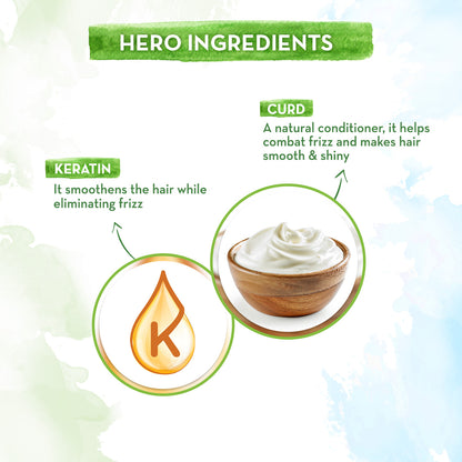 mamaearth curd smoothing shampoo ingredients