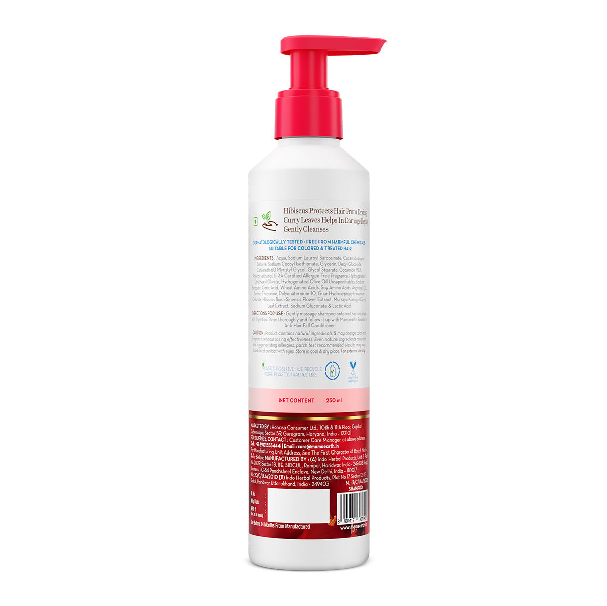 Mamaearth Hibiscus Damage Repair Shampoo 250 ml