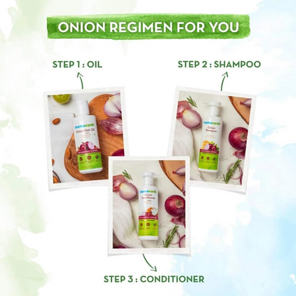 Mamaearth Onion Shampoo for Hair Growth and Hair Fall Control with Onion Oil and Plant Keratin
