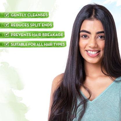 rice water shampoo for gently cleanses