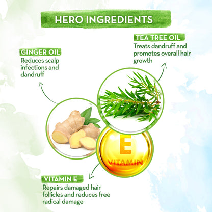 mamaearth tea tree shampoo key ingredients