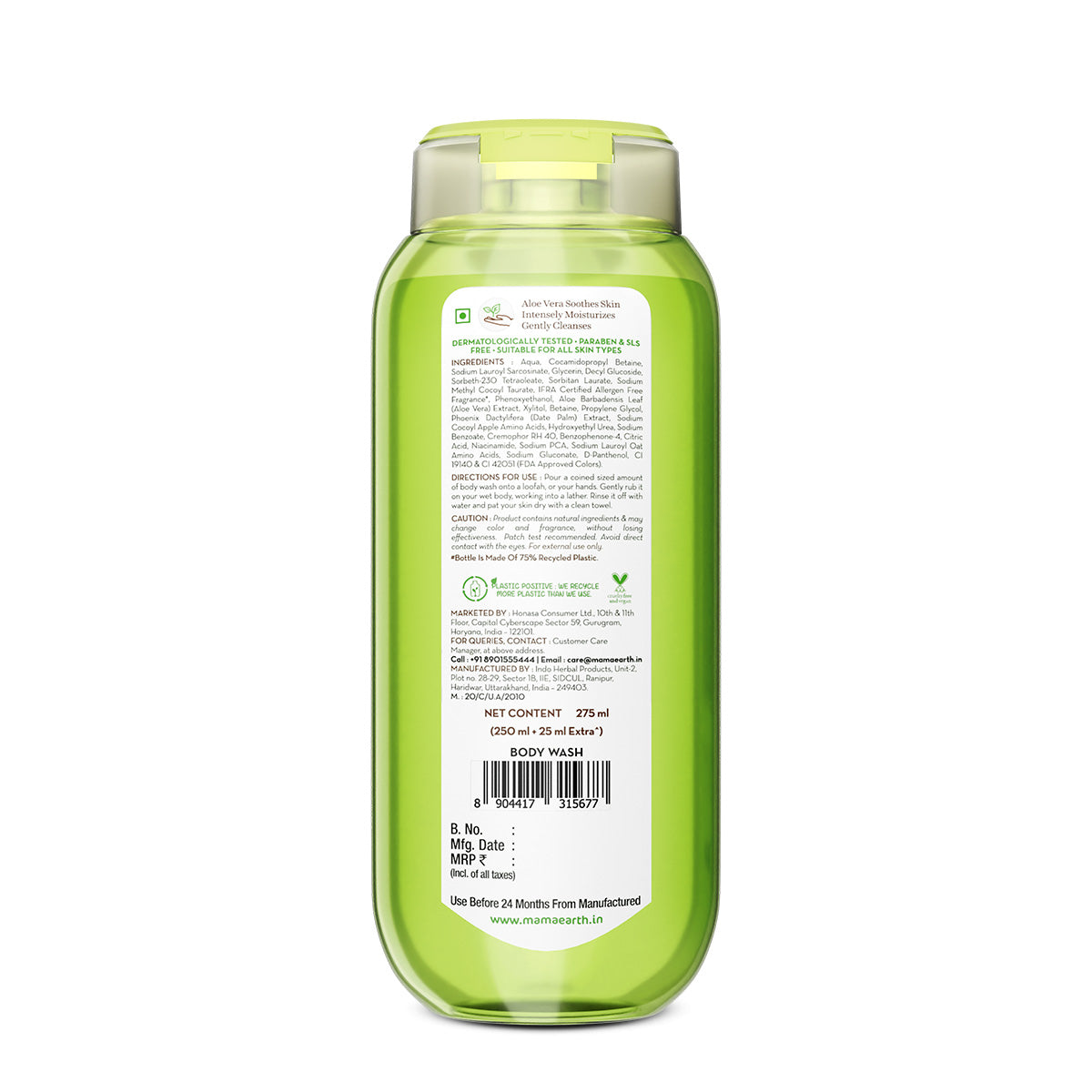 Aloe Vera Moisturizing Body Wash