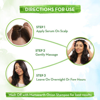 How to use Mamaearth Onion Scalp Serum