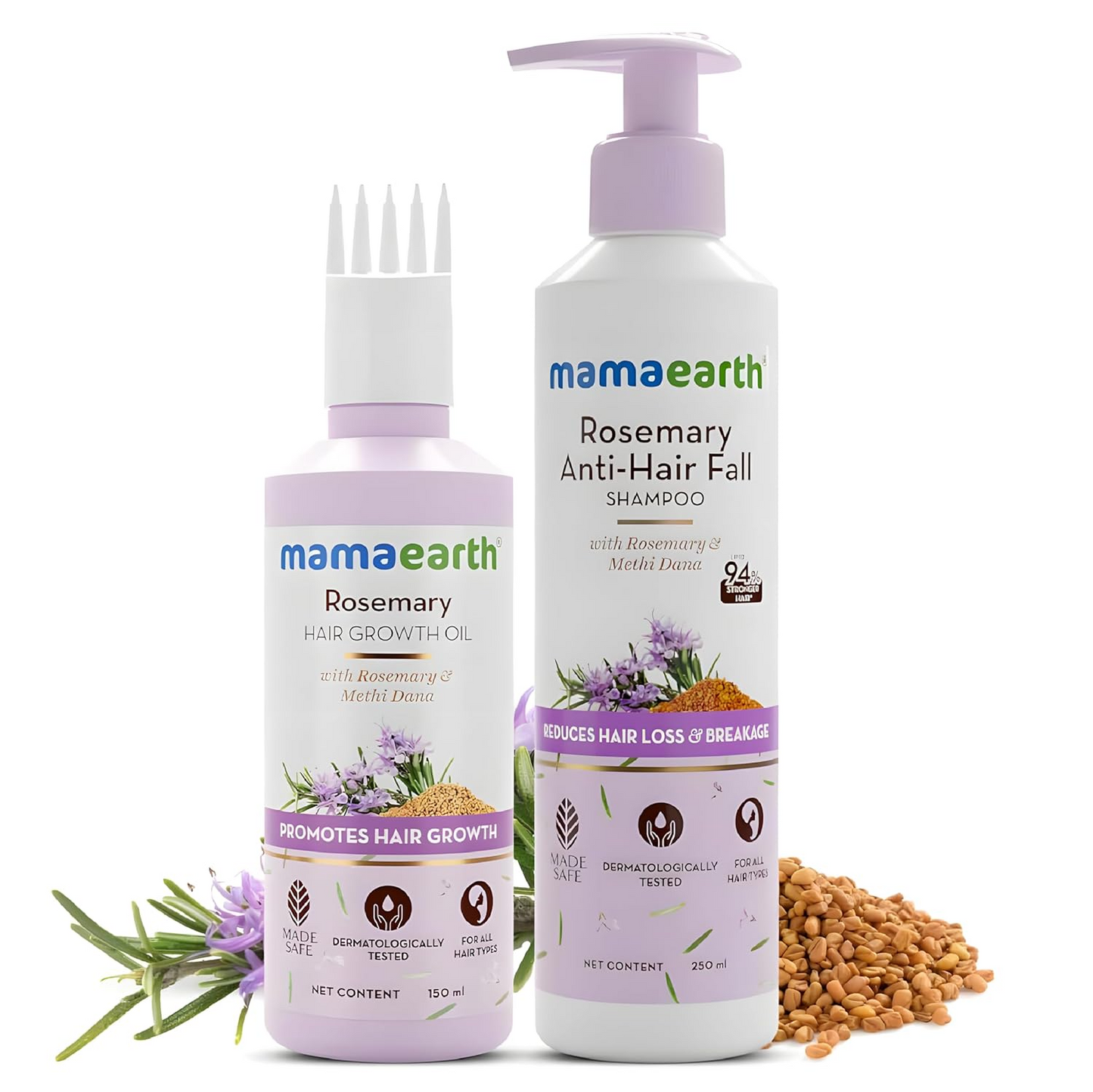 Rosemary Shampoo 250ml + Rosemary Oil 100ml