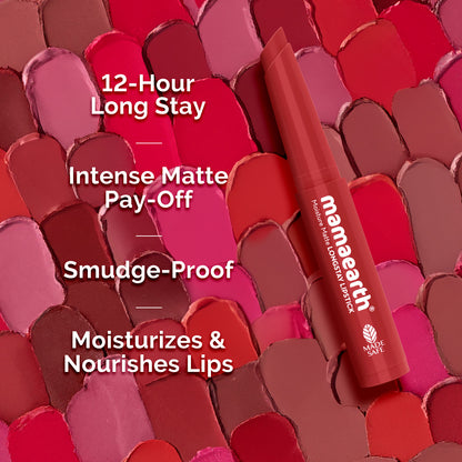 Moisture Matte Longstay Lipstick 07 Raspberry Scarlet