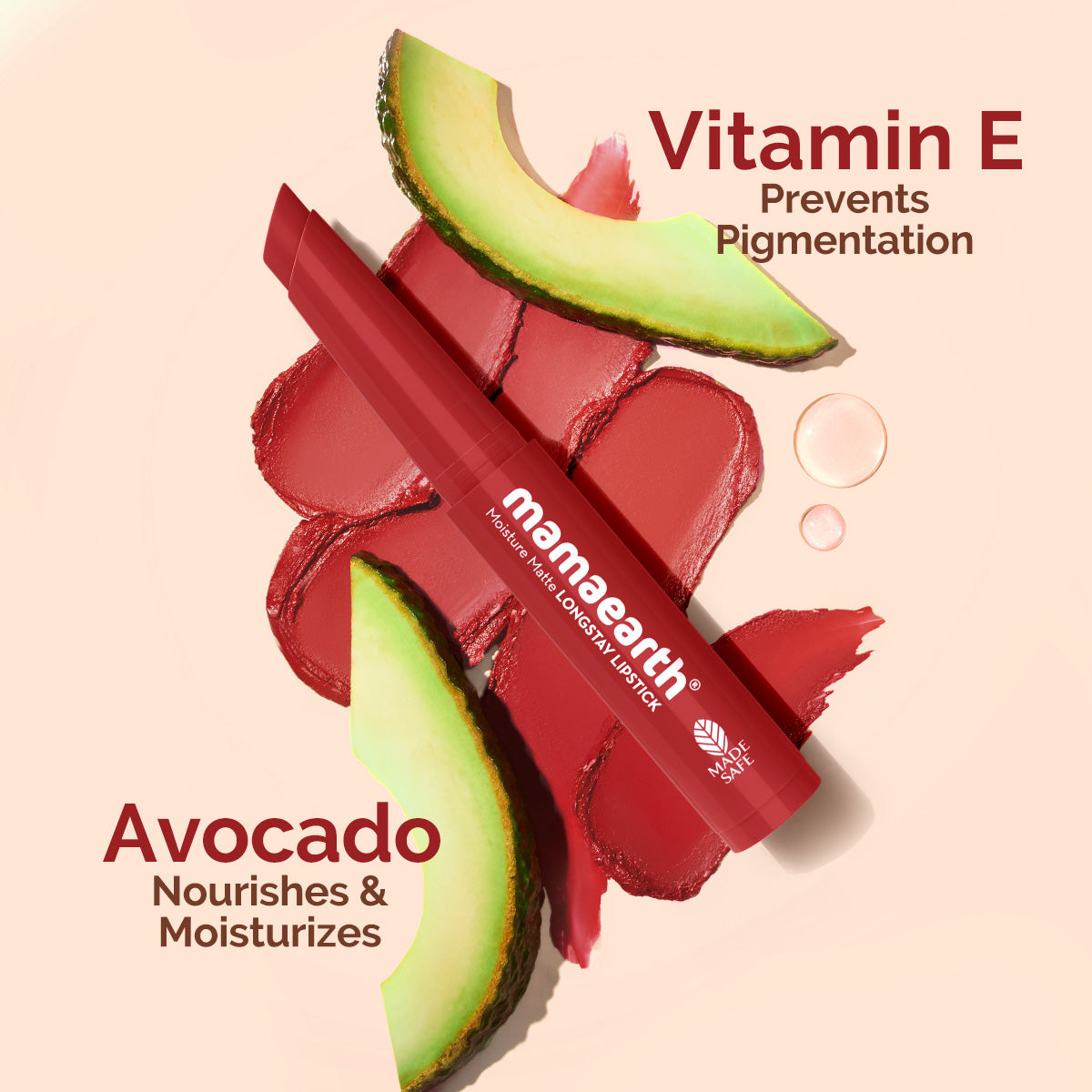 Moisture Matte Longstay Lipstick 07 Raspberry Scarlet