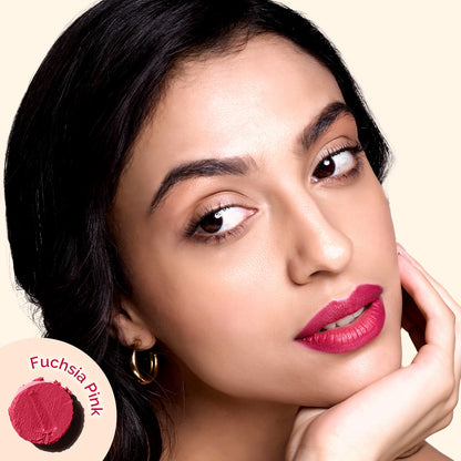 Luxe Matte Long Stay Lipstick 05 Fuchsia Pink