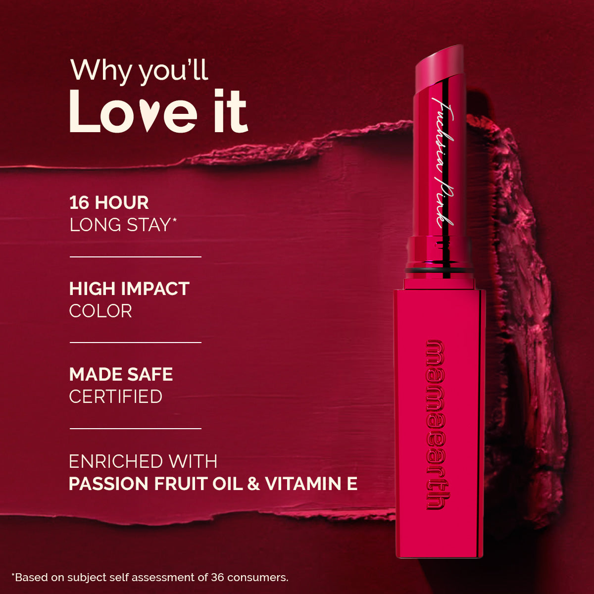 Luxe Matte Long Stay Lipstick 05 Fuchsia Pink